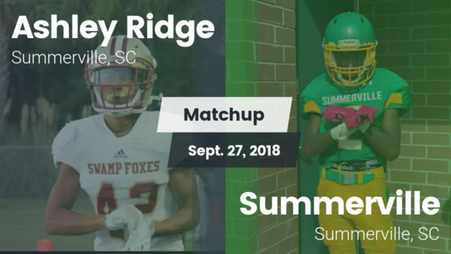 Jv Football Ashley Ridge High School Summerville South