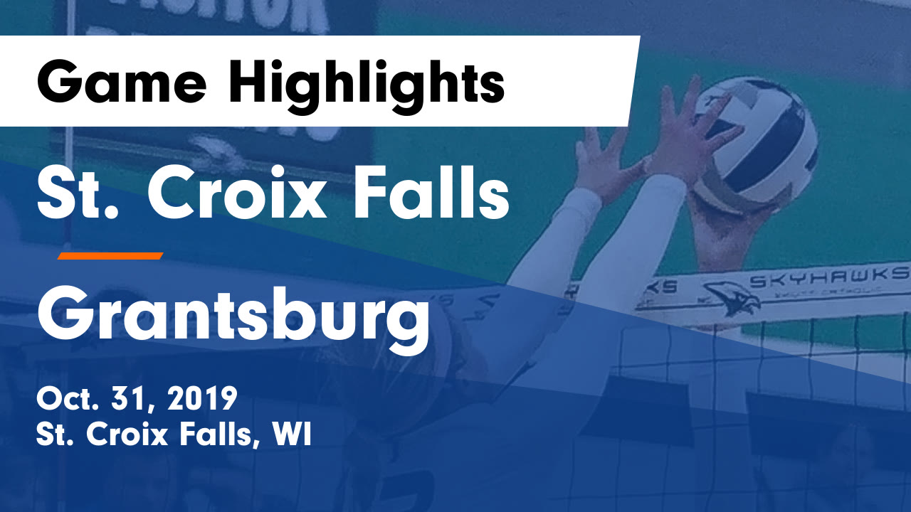 St. Croix Falls HS Volleyball Video "St. Croix Falls vs Grantsburg Game St. Croix Falls HS Volleyball Video "St. Croix Falls vs Grantsburg Game