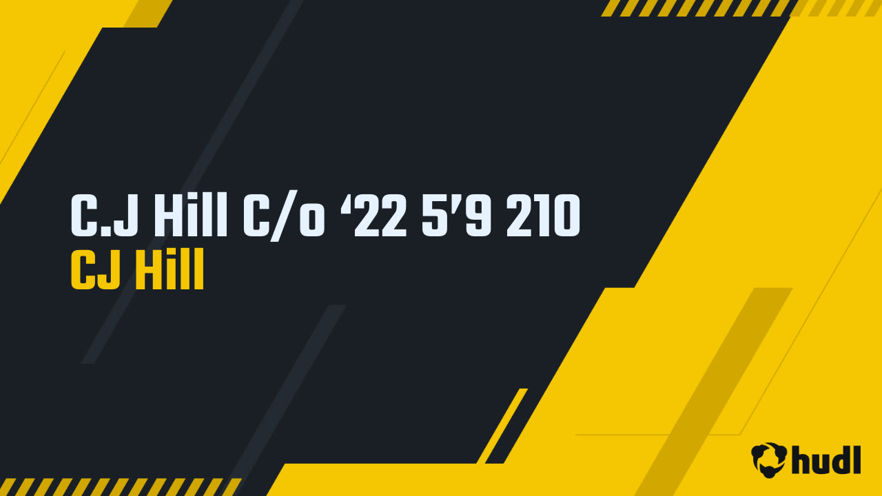 C J Hill C O 22 5 9 210 Cj Hill Highlights Hudl