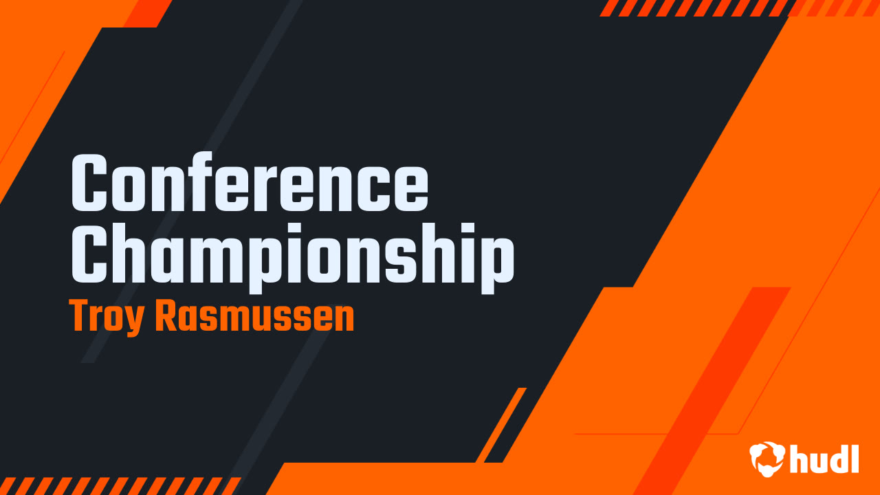 Conference Championship - Troy Rasmussen highlights - Hudl