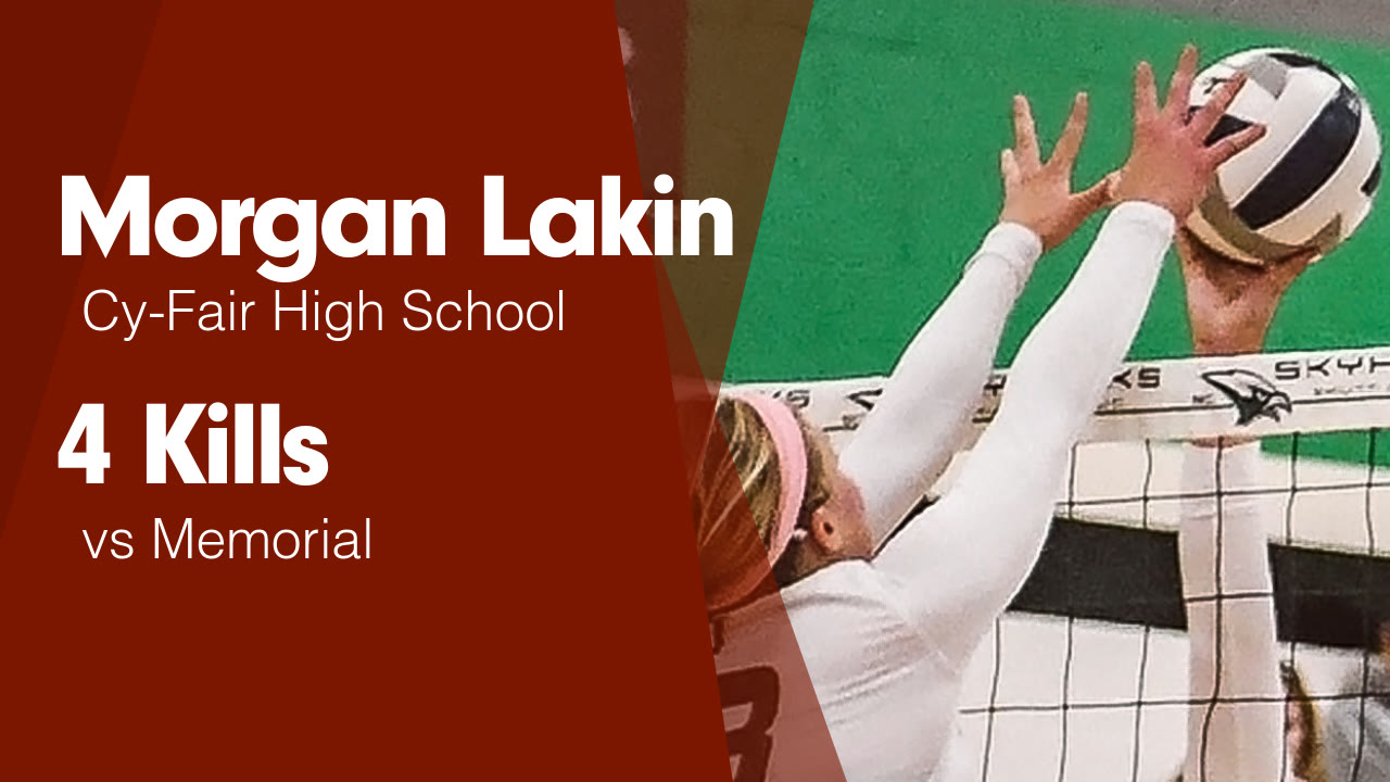 Lakin's (Cypress, TX) Video "4 Kills vs Memorial " MaxPreps