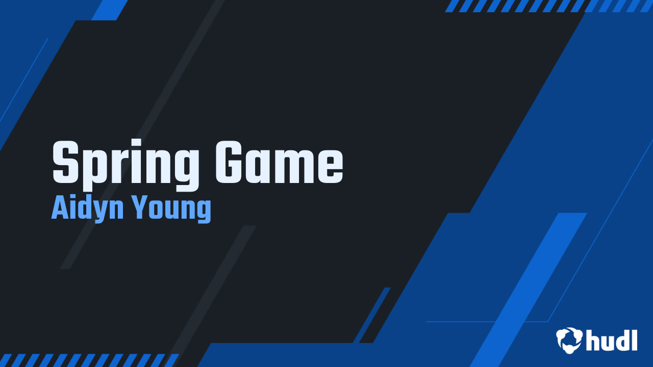Spring Game - Aidyn Young highlights - Hudl