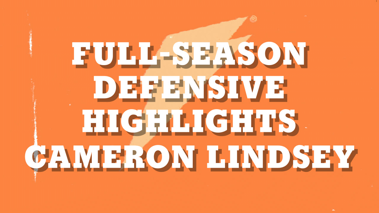 Full-Season Defensive Highlights - Cameron Lindsey highlights