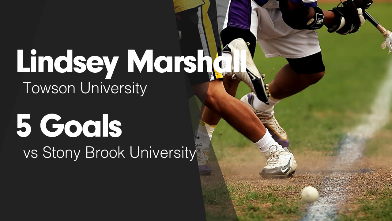 5 Goals vs Stony Brook University - Lindsey Marshall highlights