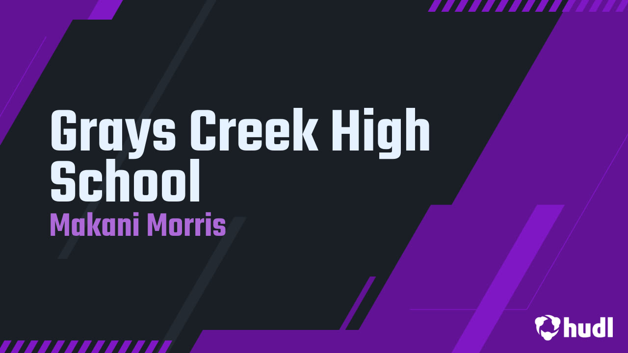 Grays Creek High School Makani Morris highlights Hudl