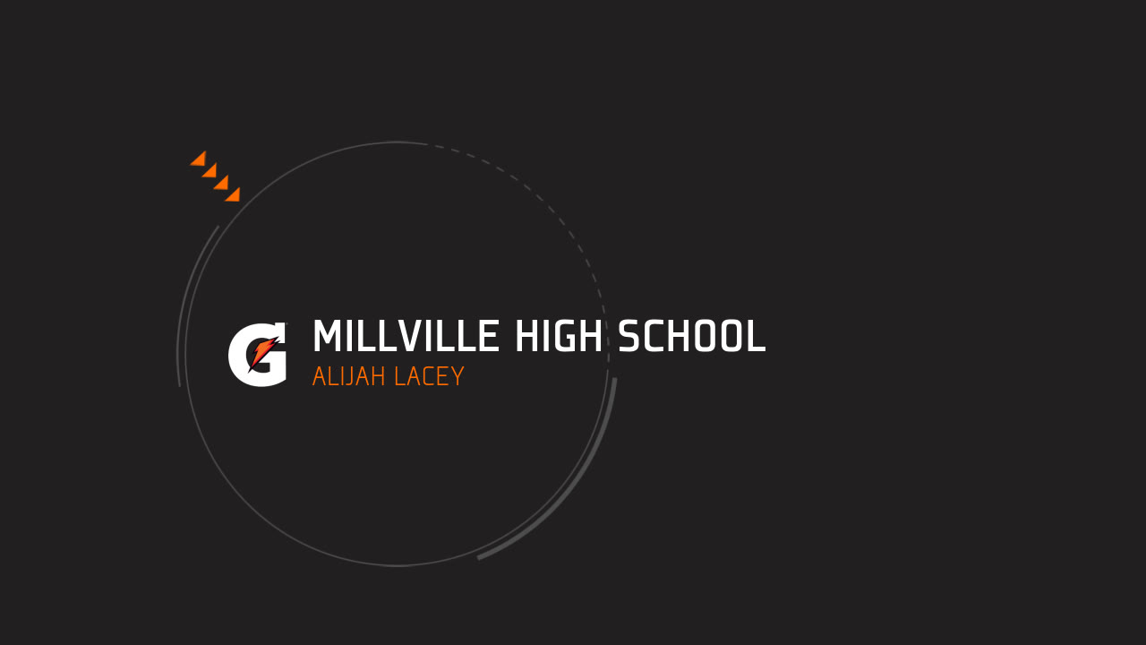 Millville High School Alijah Lacey highlights Hudl