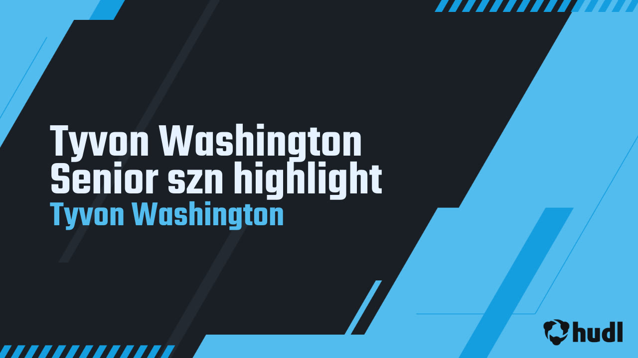 Tyvon Washington Senior szn highlight - Tyvon Washington highlights - Hudl