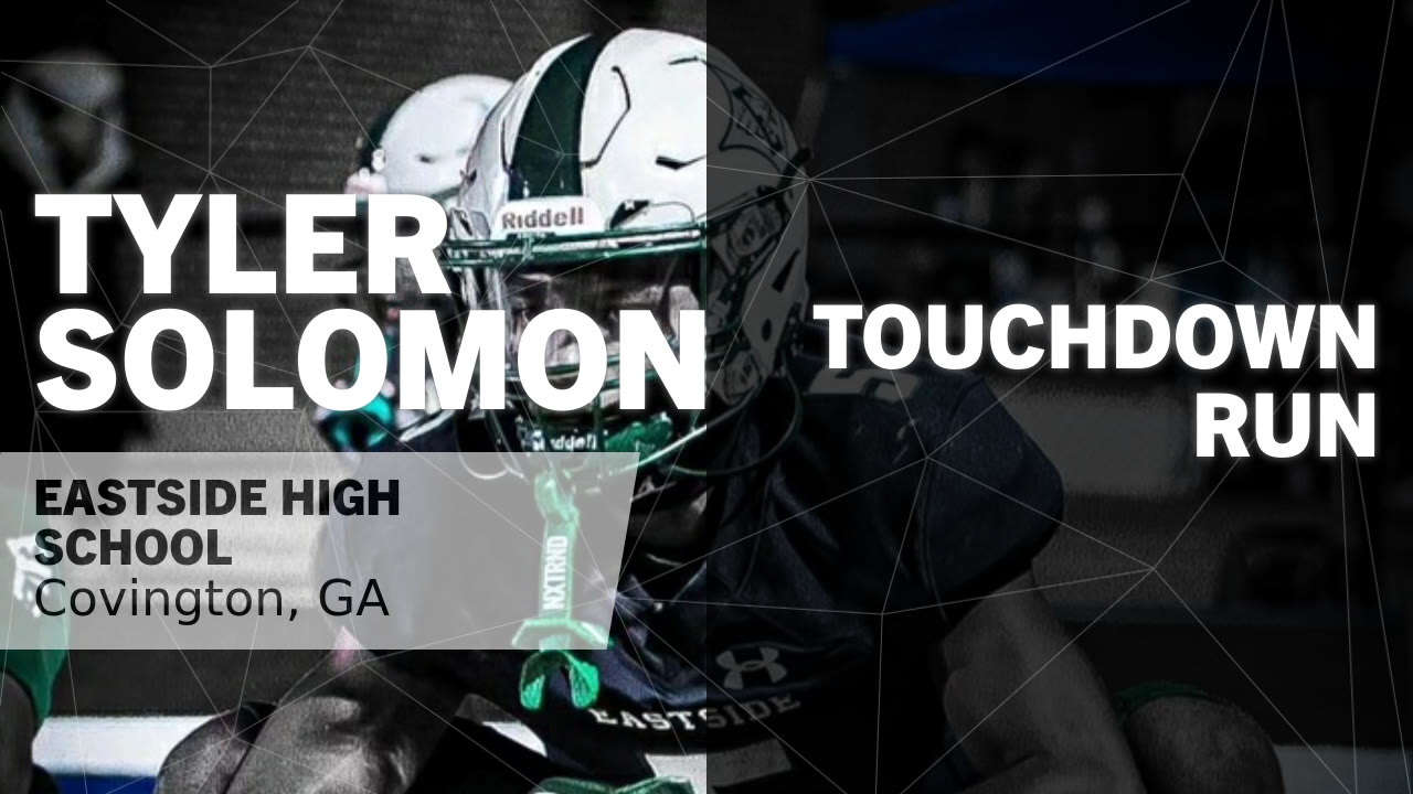 Touchdown Run vs Cedar Shoals - Tyler Solomon highlights - Hudl