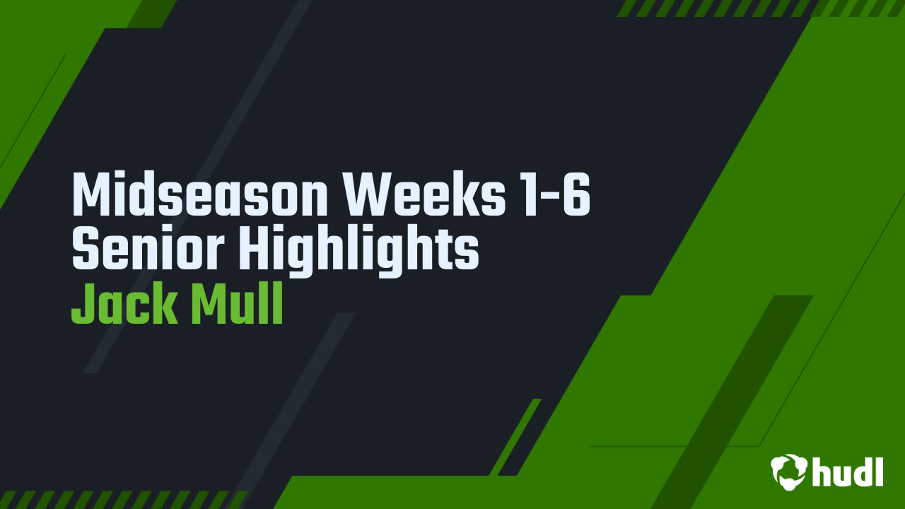 Weeks 1-6 Senior Season Highlights