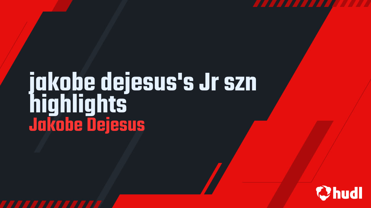 Jakobe Dejesus's Junior Season Highlights