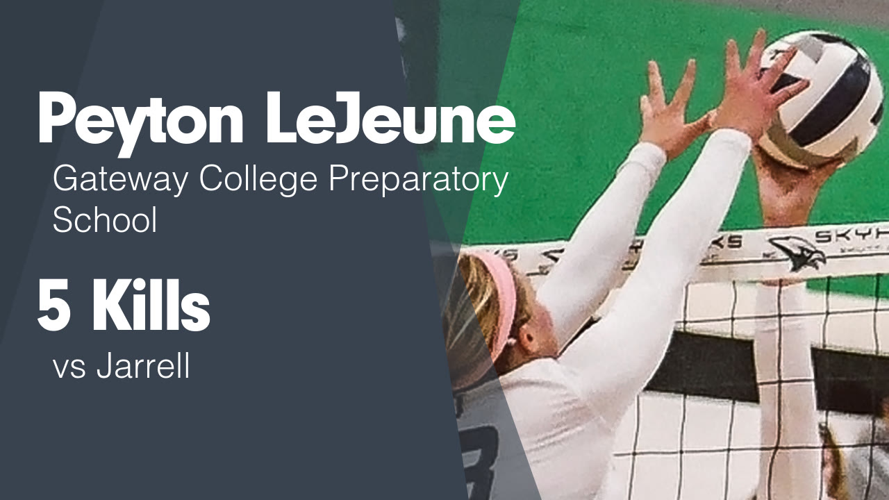 5 Kills vs Jarrell - Peyton LeJeune highlights