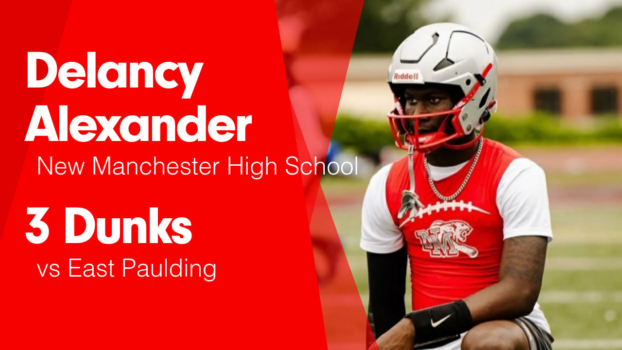 Delancy Alexander 3 Dunks vs East Paulding - Delancy Alexander highlights - Hudl