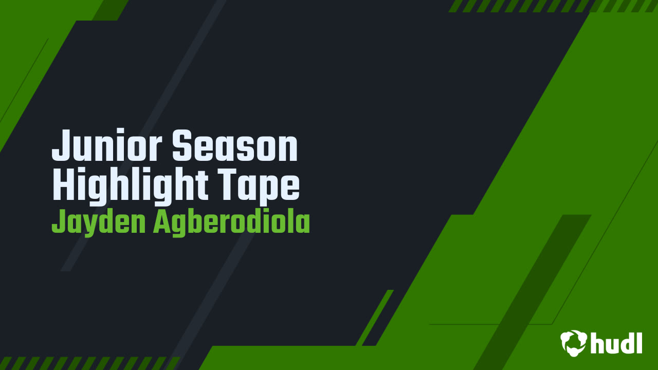 Jayden Agberodiola Junior Season Highlights