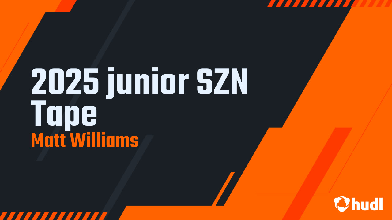  Matt Williams - Maury - 2025 Junior Season Highlights