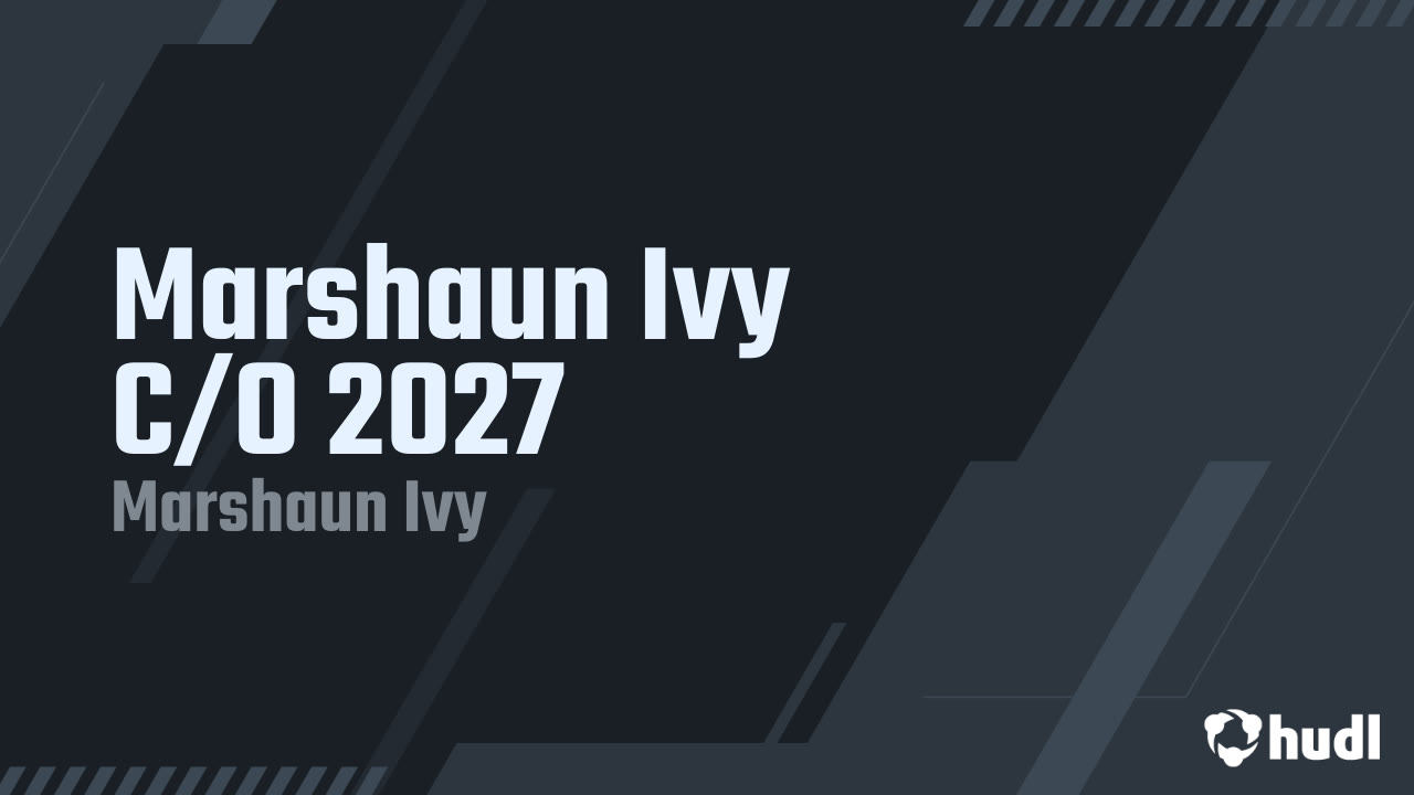 Marshaun Ivy Sophomore Season Highlights