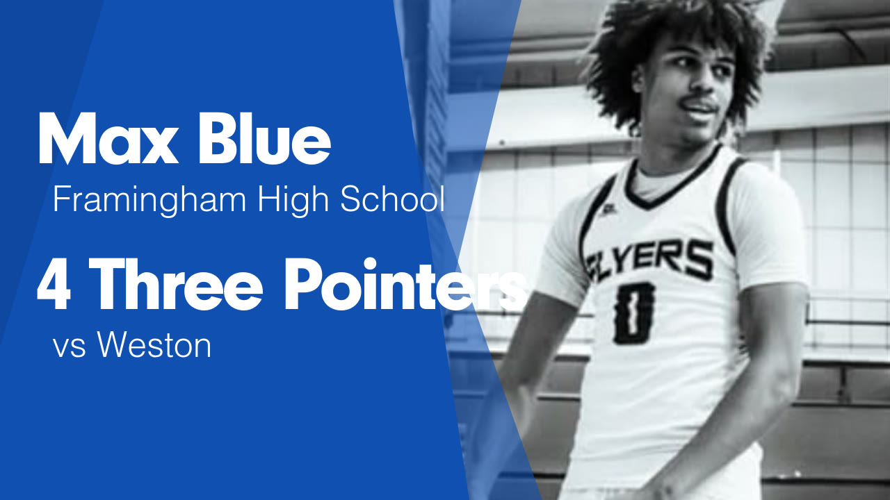 4 Three Pointers vs Weston - Max Blue highlights - Hudl