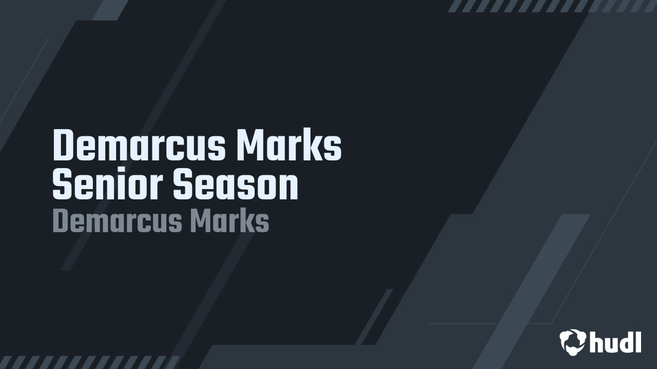Demarcus Marks - Westfield - 2025 Senior Season Highlights 