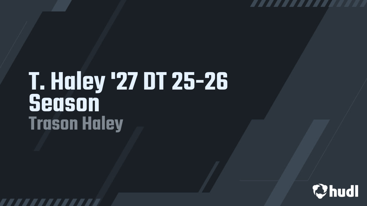 Trason Haley - Sachse - 2025 Junior Season Highlights