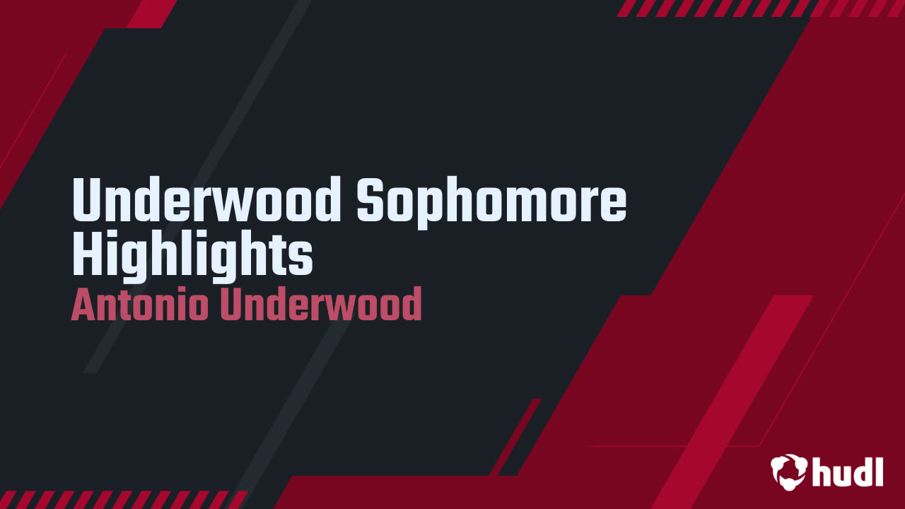 Antonio Underwood Sophomore Highlights