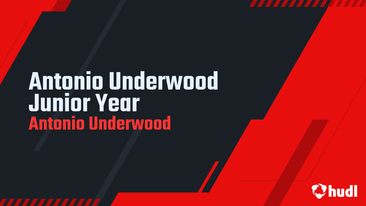 Antonio Underwood - Westfield - 2025 Junior Season Highlights