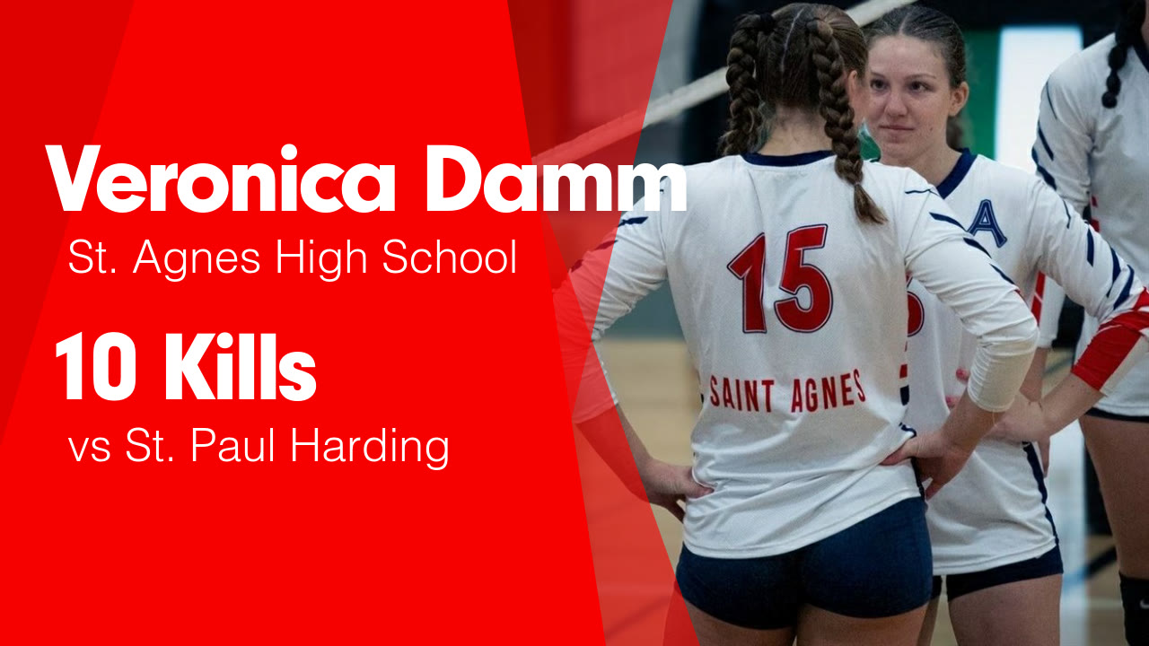 10 Kills vs St. Paul Harding - Veronica Damm highlights - Hudl