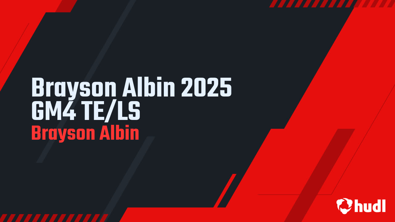2025 Varsity - Brayson Albin Game 4 TE/LS