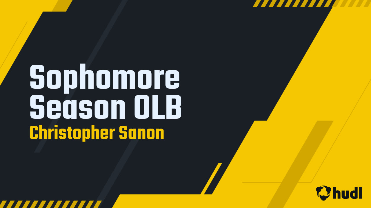 Christopher Sanon Sophomore Season Highlights