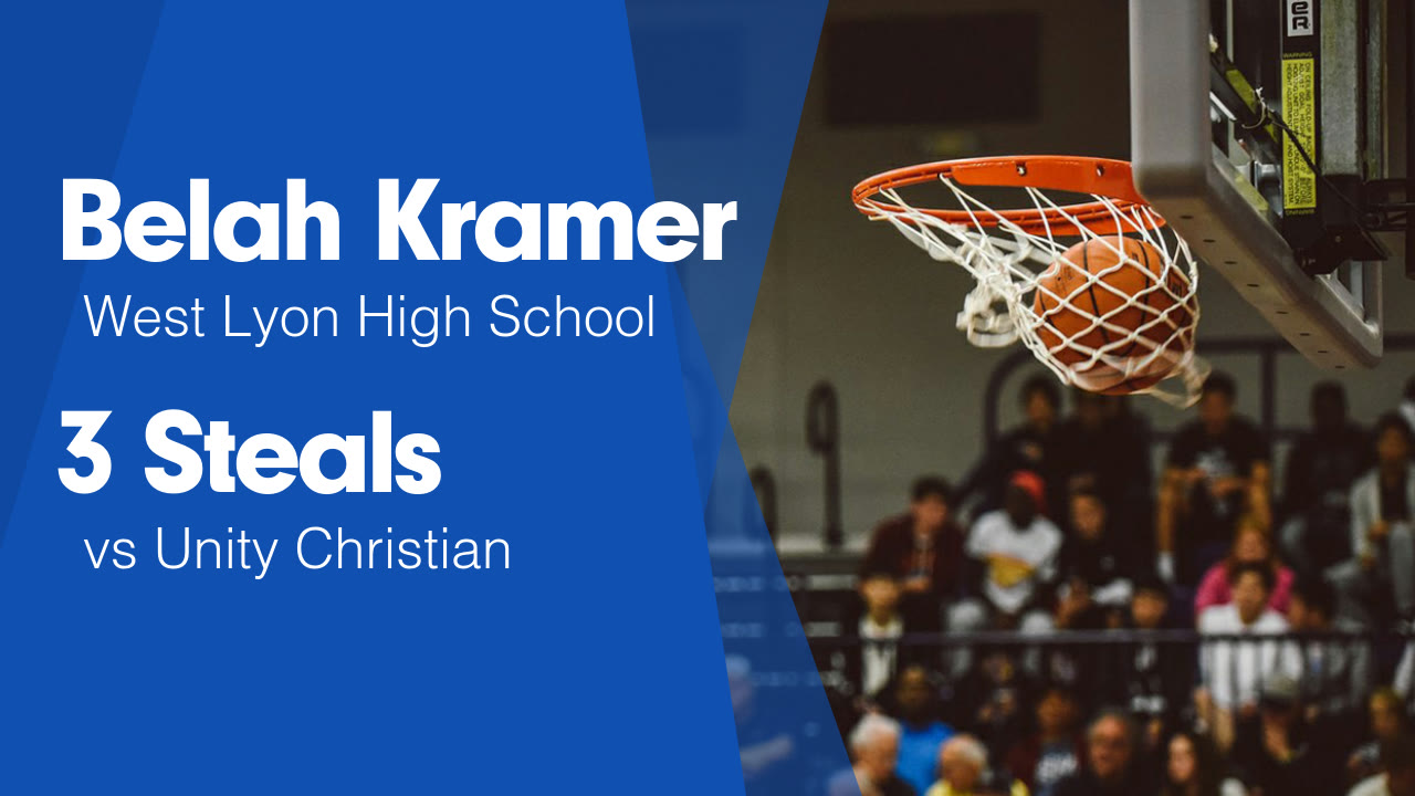 3 Steals vs Unity Christian - Belah Kramer highlights - Hudl