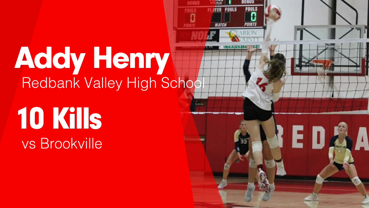 10 Kills vs Brookville - Addy Henry highlights - Hudl