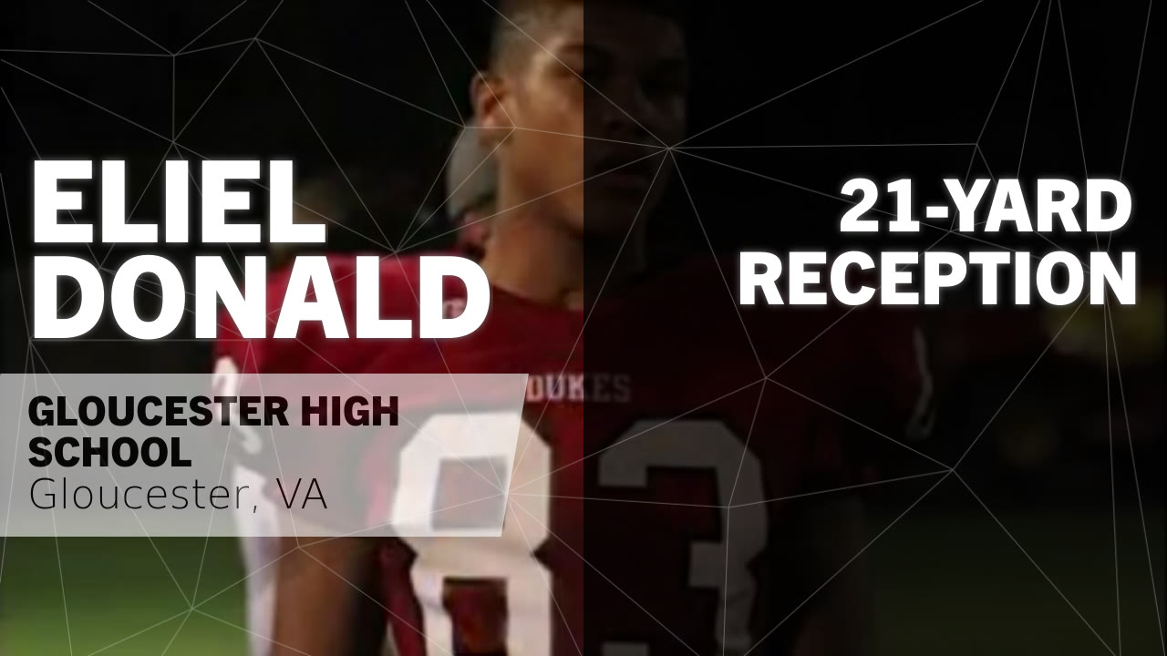 21yard Reception vs Woodside Eliel Donald highlights Hudl