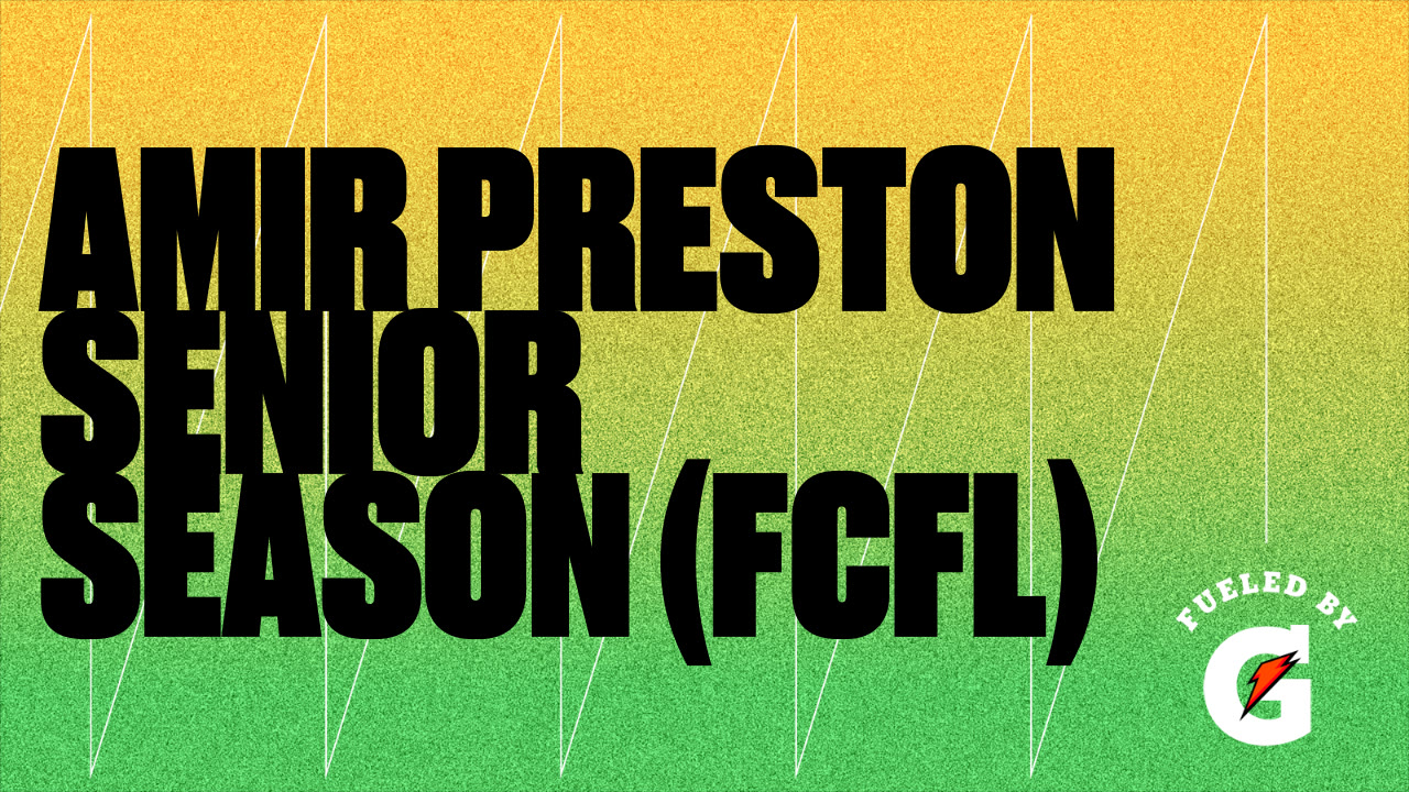 Amir Preston Senior Season (FCFL) - Amir Preston highlights - Hudl