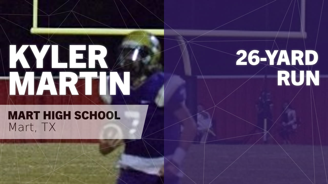Kyler Martin's (Mart, TX) video "Kyler Martin's highlights Hamlin High School" MaxPreps