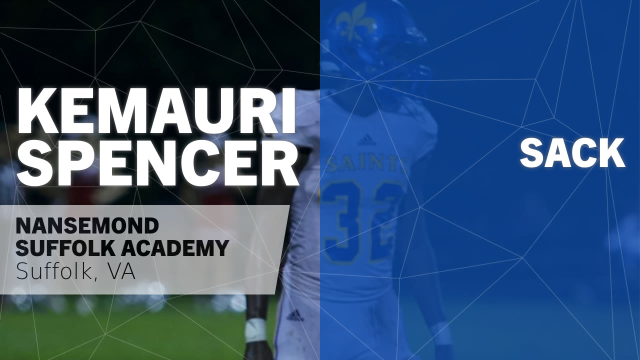 Kemauri Spencer S Suffolk Va Video Sack Vs Portsmouth