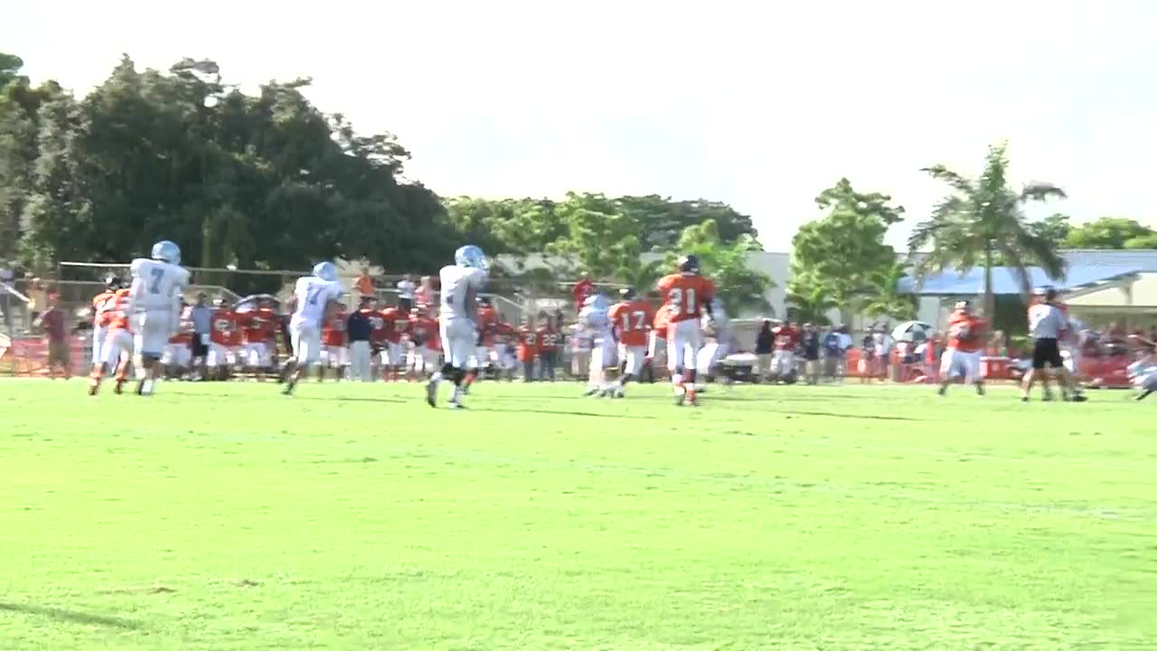 vs. Stranahan High School Boys JV Football Alexander Morejon